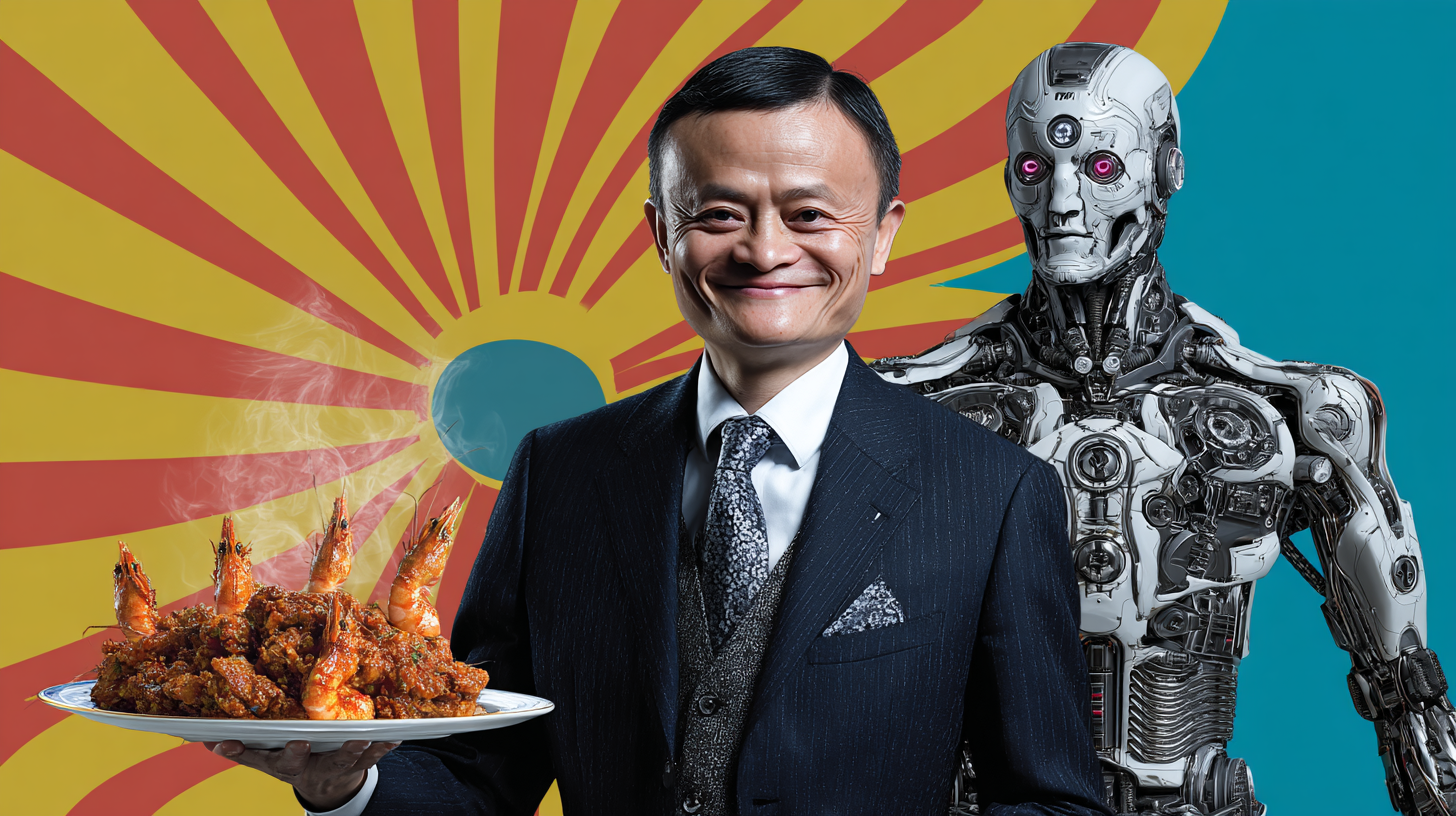 jack ma robot crevettes